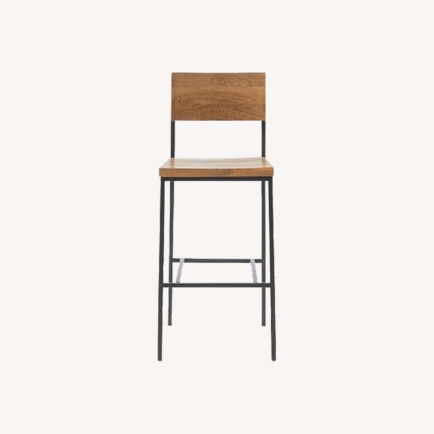 West Elm Rustic Counter Stools - image-0