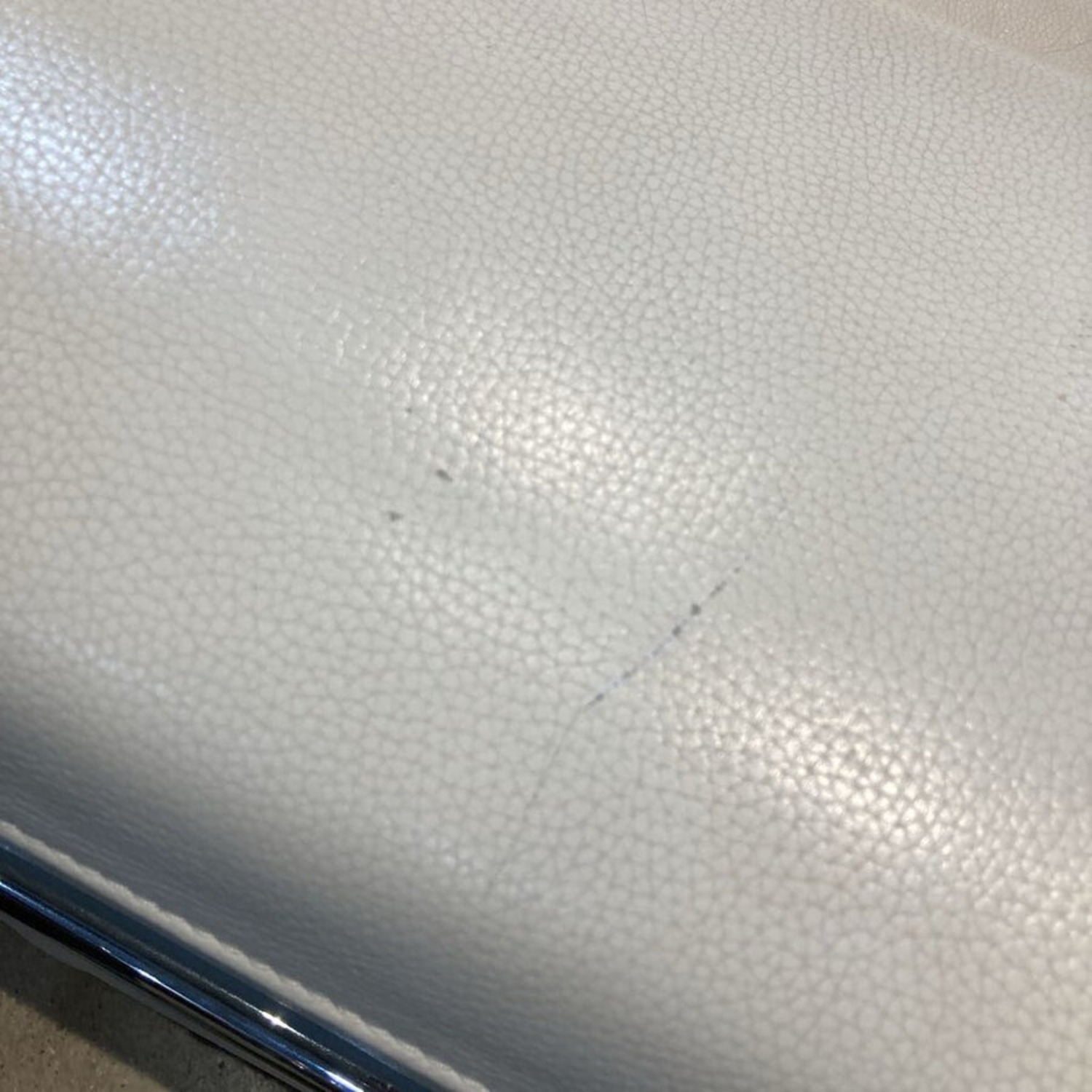 Cort Furniture Fregene Leather Sofa White  - image-6