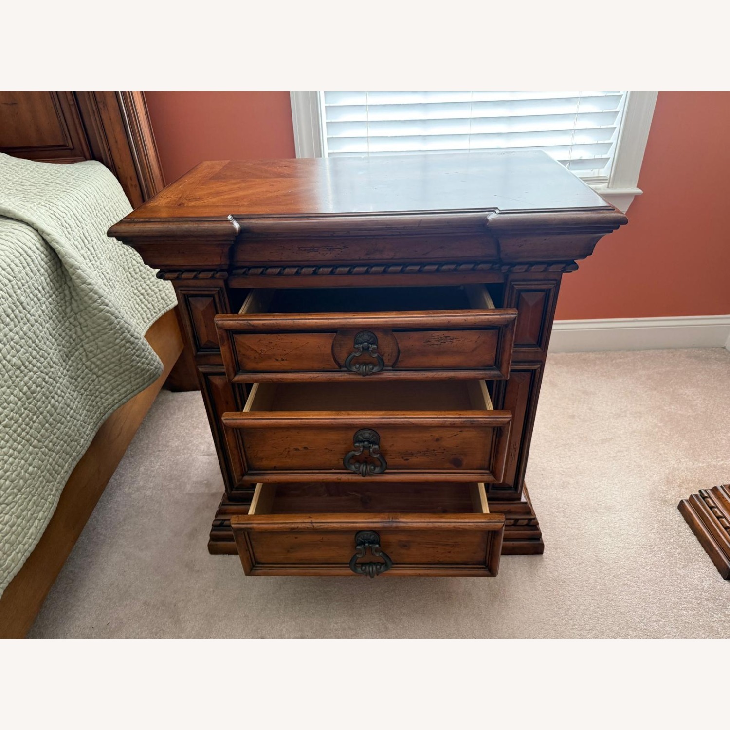 Wooden Nightstand - image-2