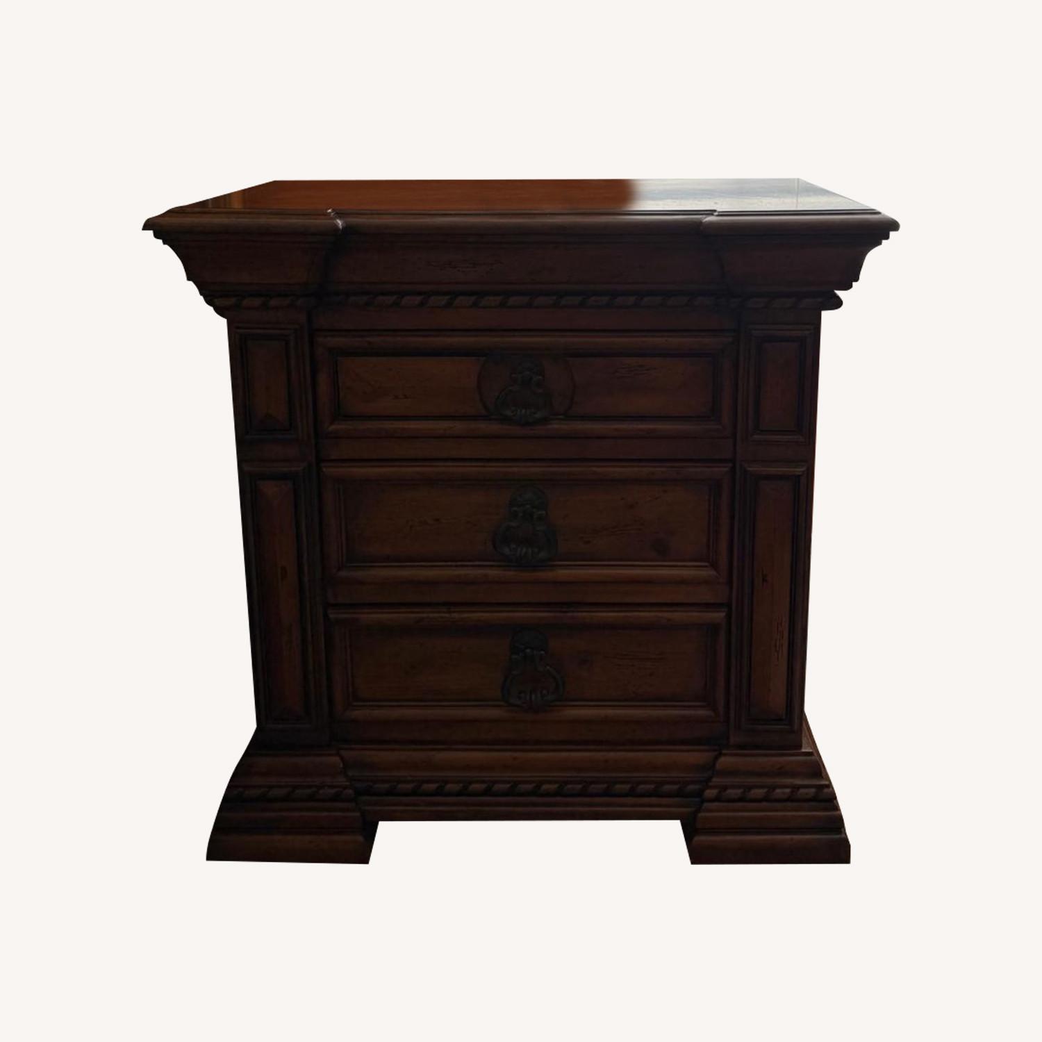 Wooden Nightstand - image-0