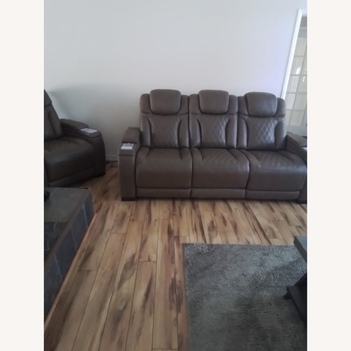 Used Ashley Furniture Strikefirst 3+ Seater Sofa for sale on AptDeco