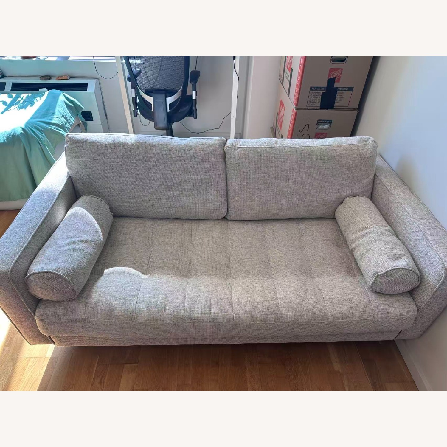 Article Sven Birch Ivory 72" Sofa - image-1