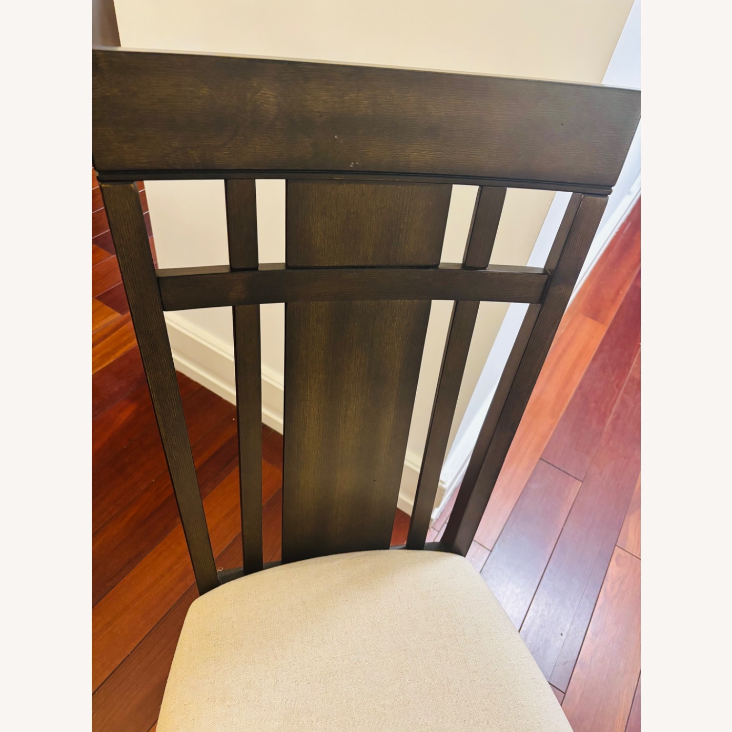Raymour & Flanigan Sheffield Dark Brown Dining Chairs - image-2