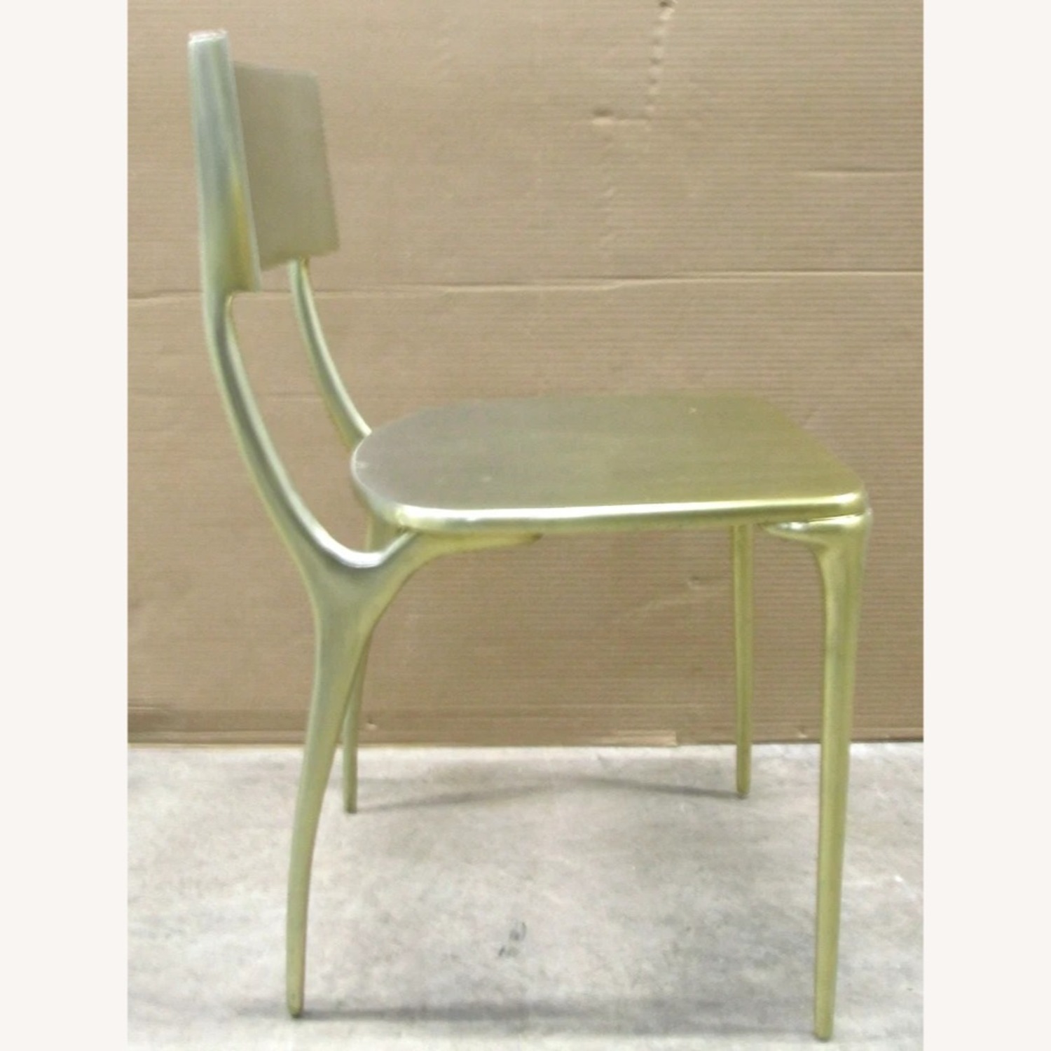 CB2 Oro Silver Aluminum Dining Chairs - image-14