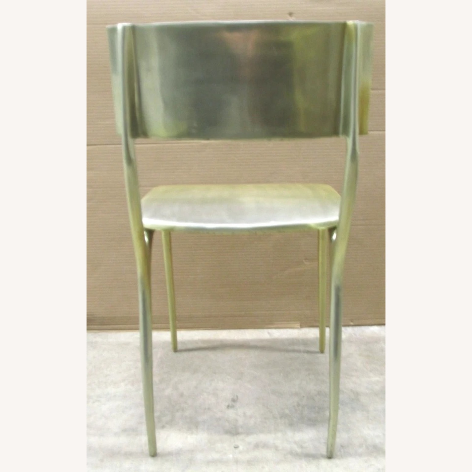 CB2 Oro Silver Aluminum Dining Chairs - image-12