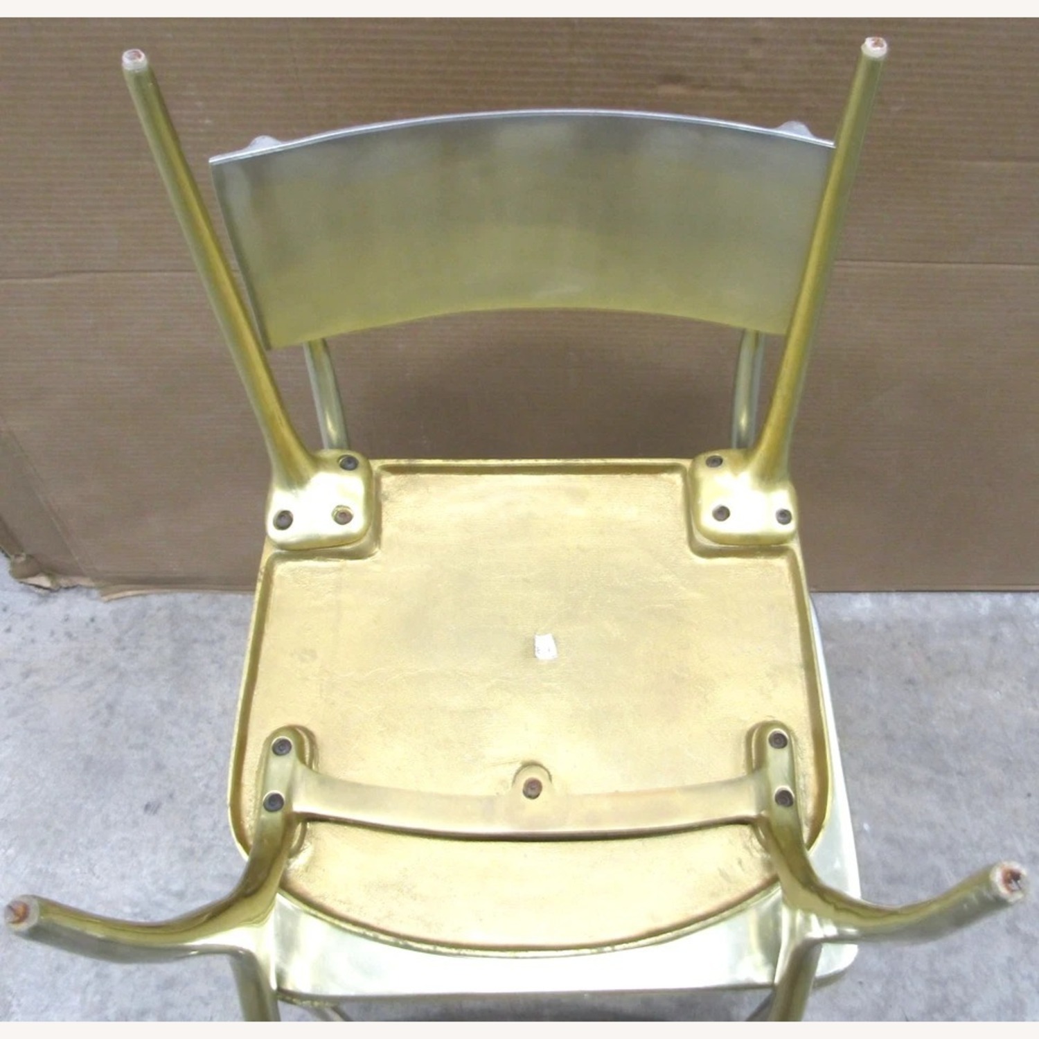 CB2 Oro Silver Aluminum Dining Chairs - image-17