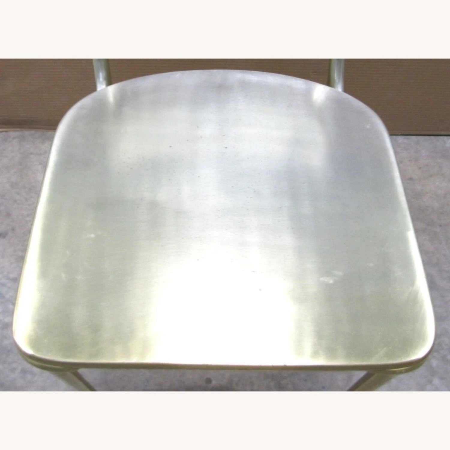 CB2 Oro Silver Aluminum Dining Chairs - image-16