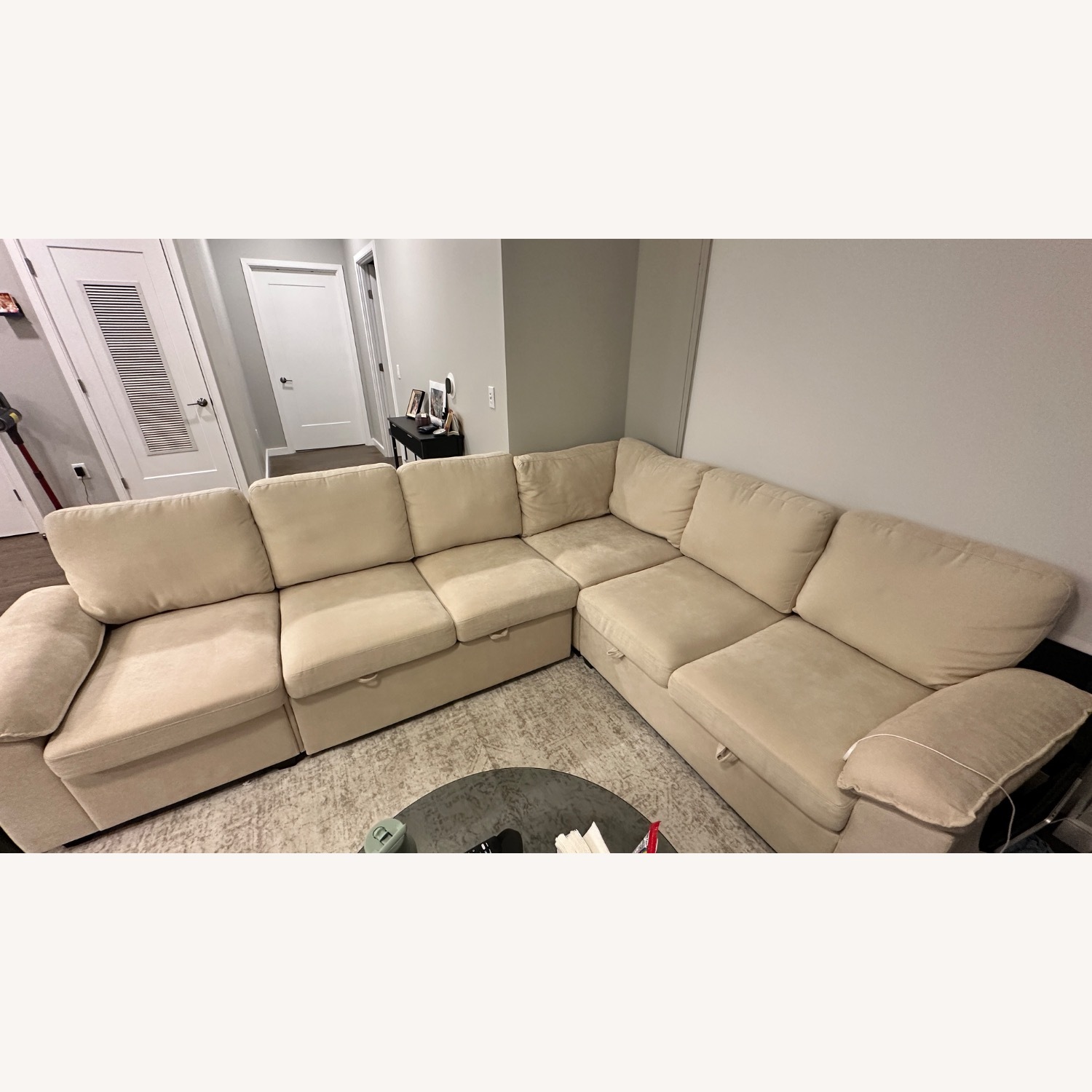 Pullout Couch with Storage - image-2