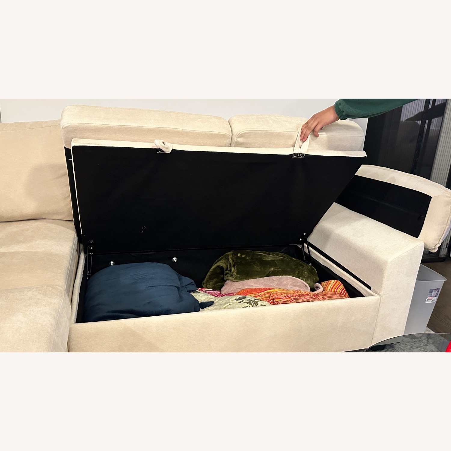 Pullout Couch with Storage - image-7