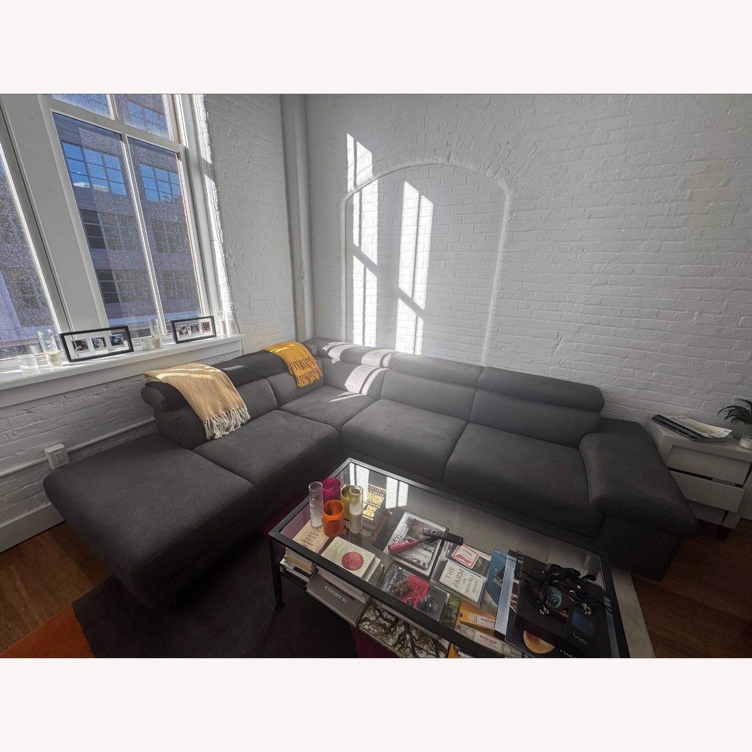 Natuzzi Coro Grey Sofa - image-2