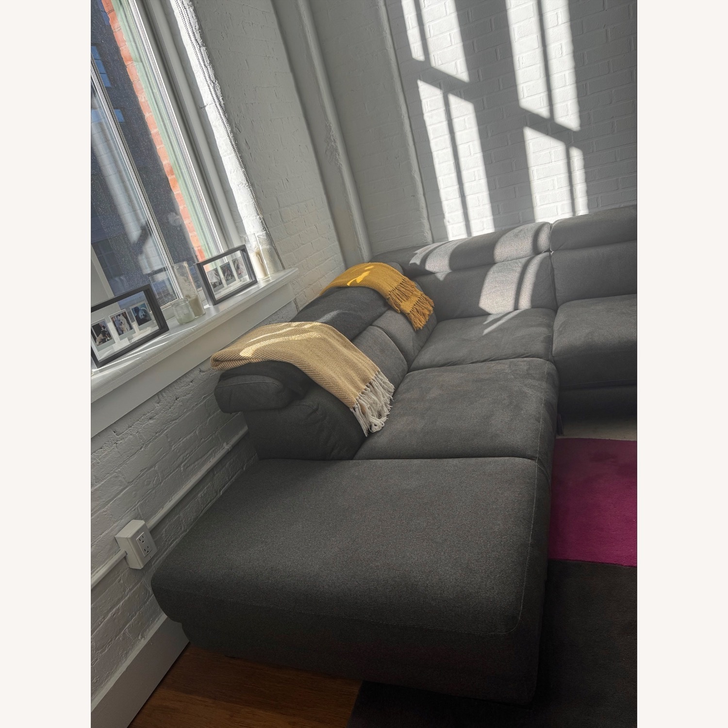 Natuzzi Coro Grey Sofa - image-3