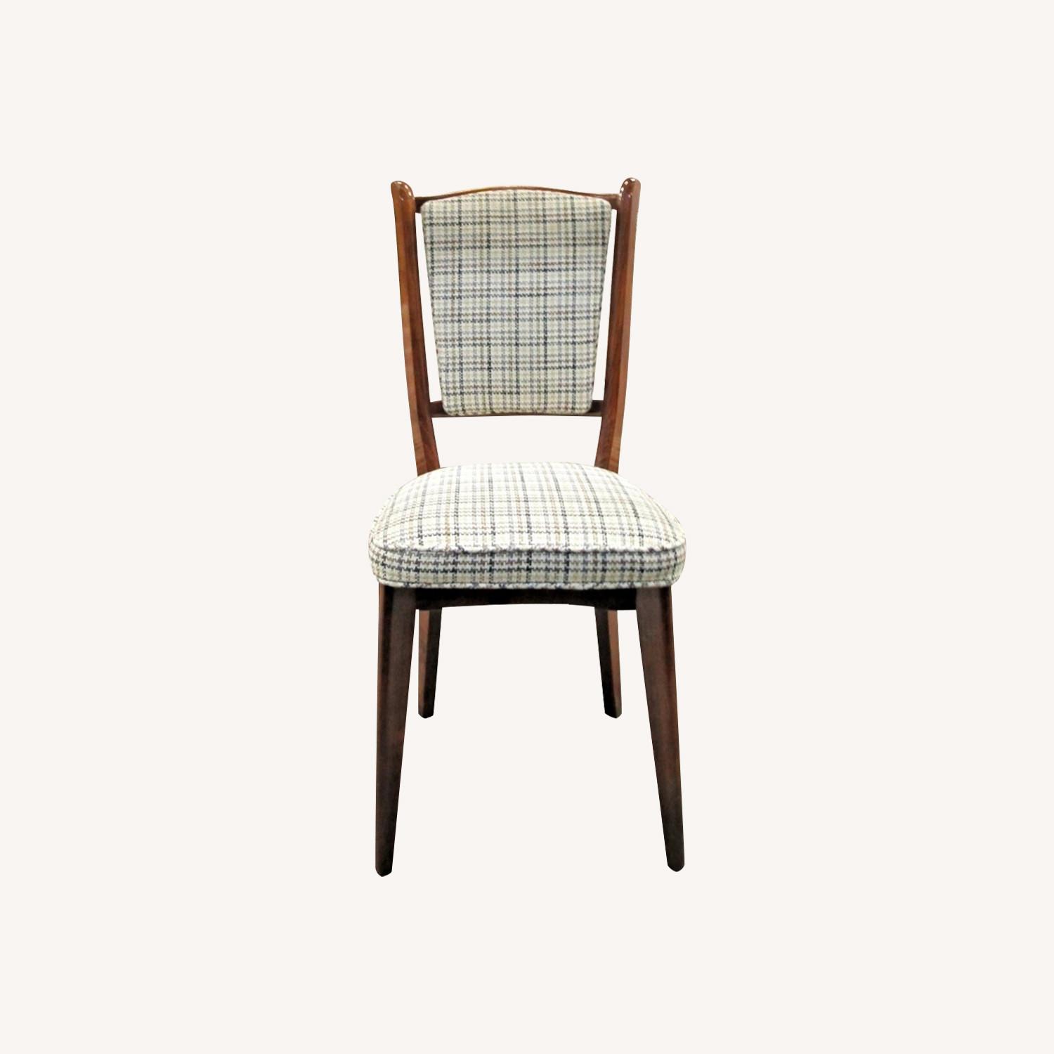 Set of Six French Art Deco Mahogany Dining Chairs - image-0