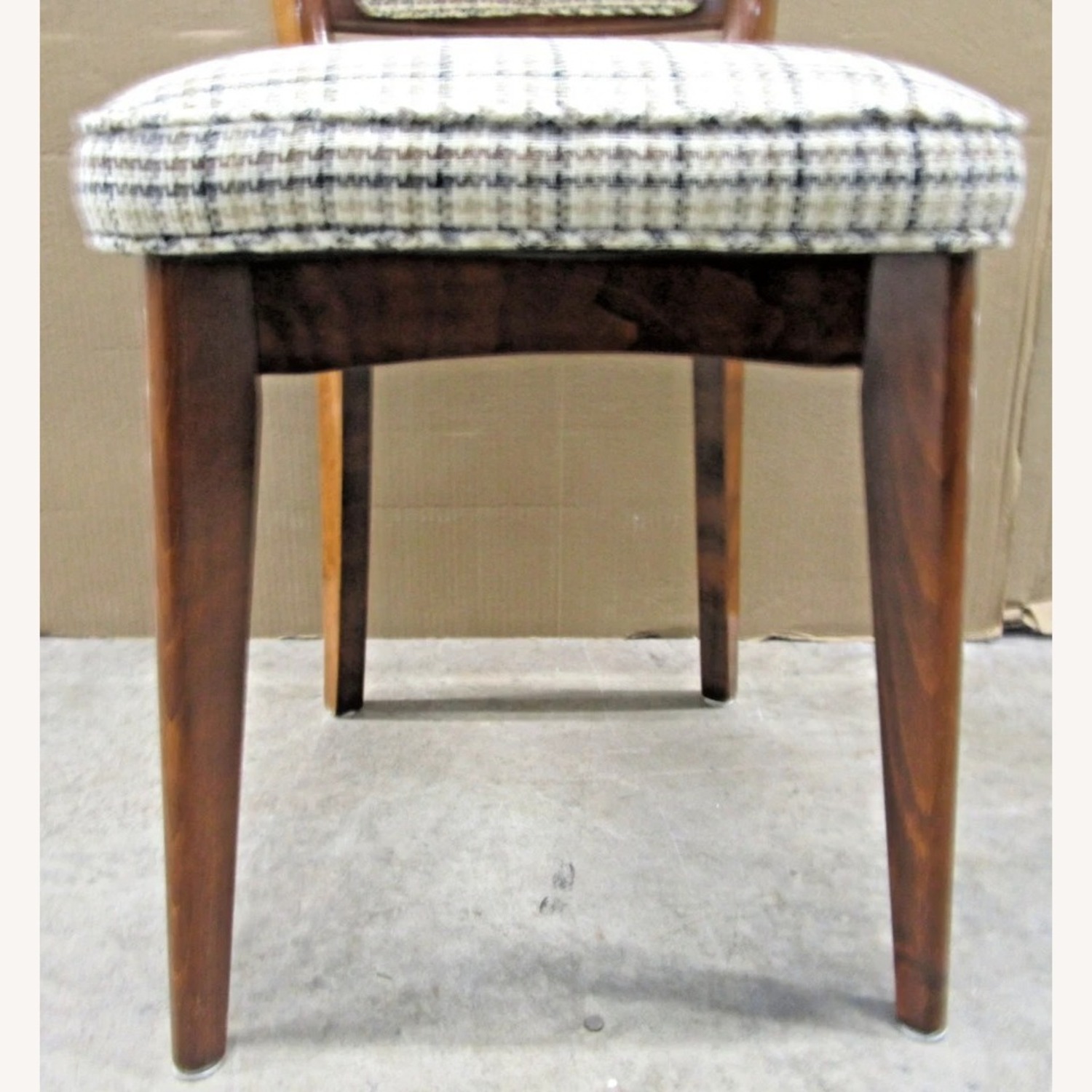 Set of Six French Art Deco Mahogany Dining Chairs - image-14