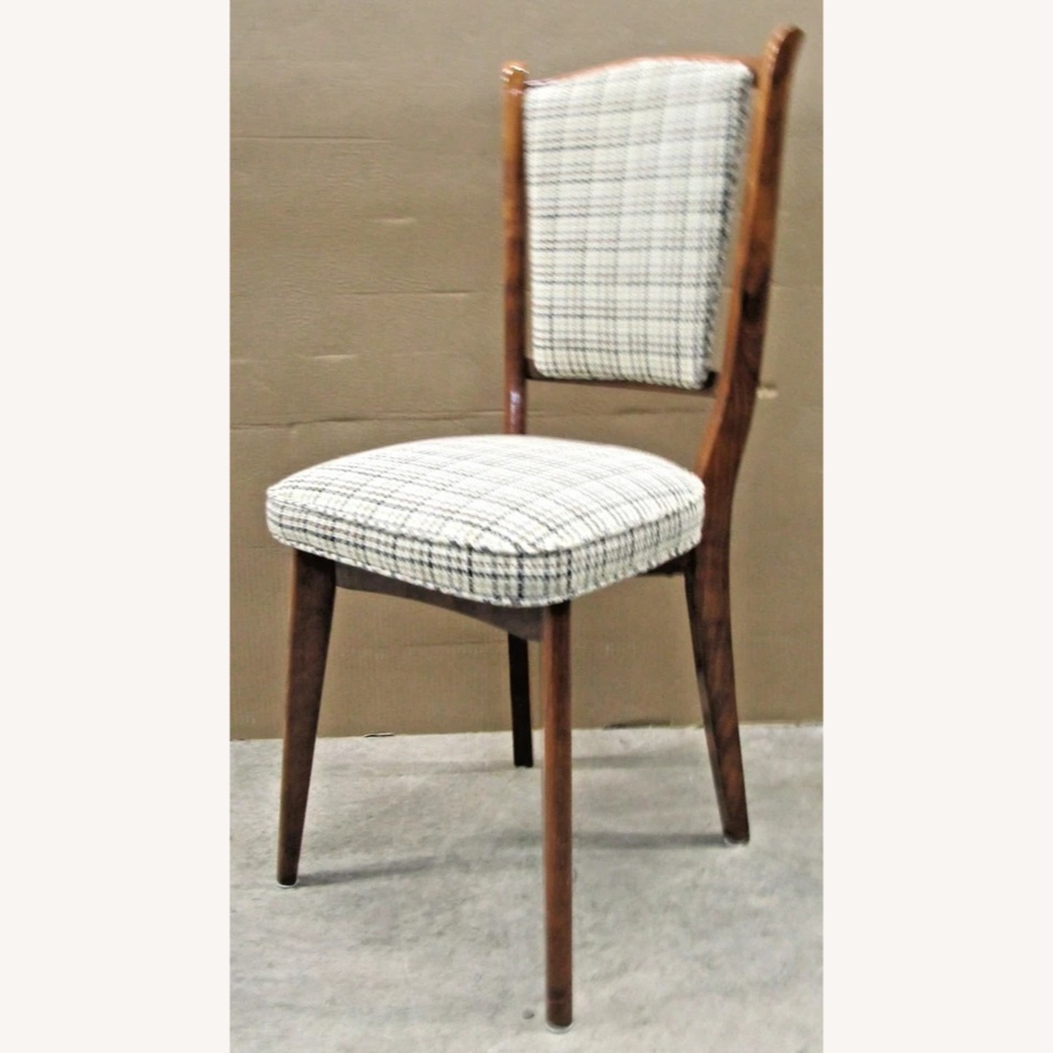 Set of Six French Art Deco Mahogany Dining Chairs - image-10