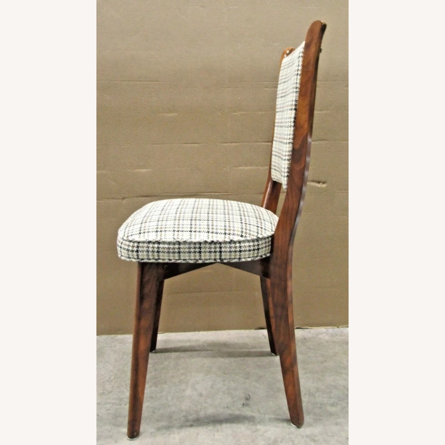 Set of Six French Art Deco Mahogany Dining Chairs - image-9