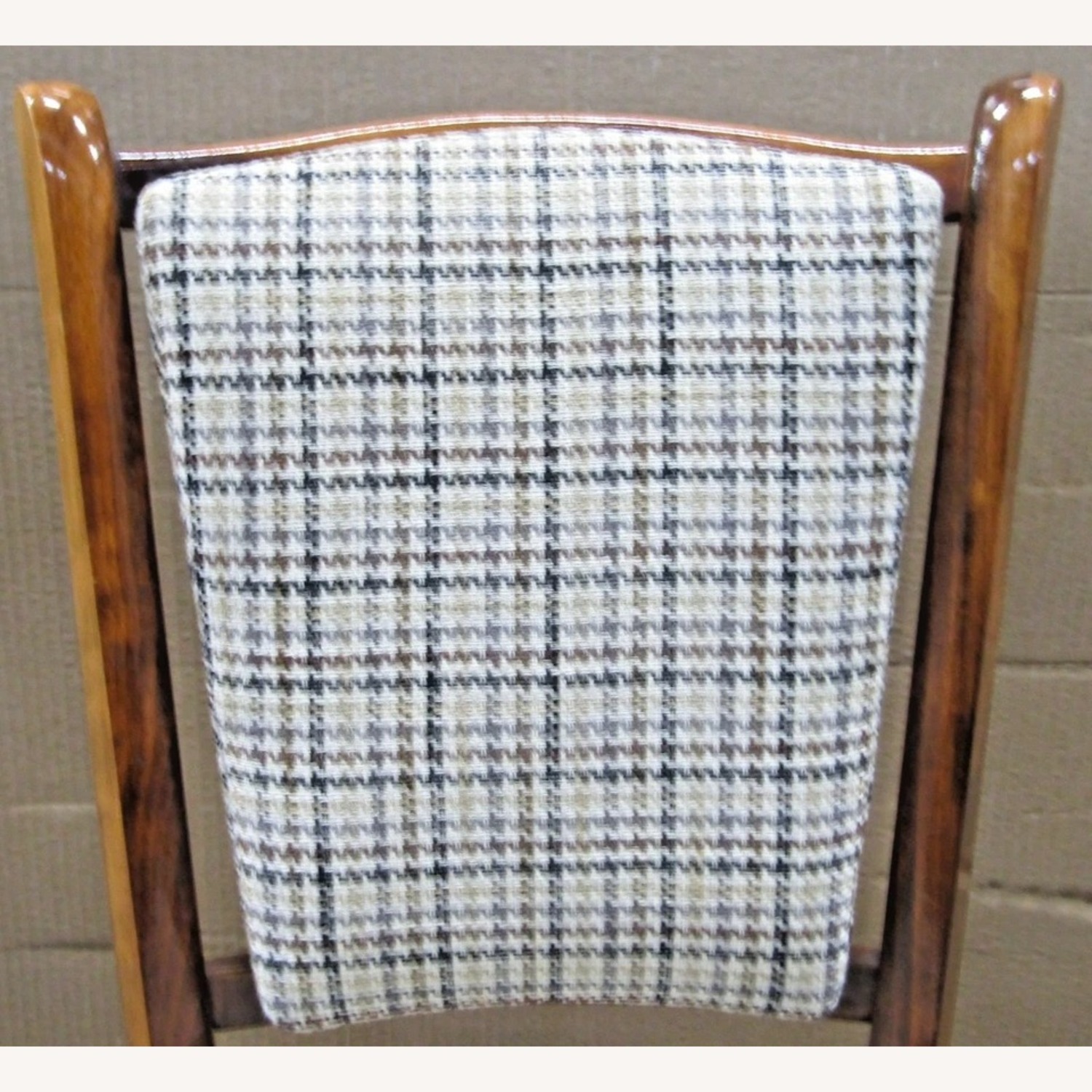 Set of Six French Art Deco Mahogany Dining Chairs - image-12