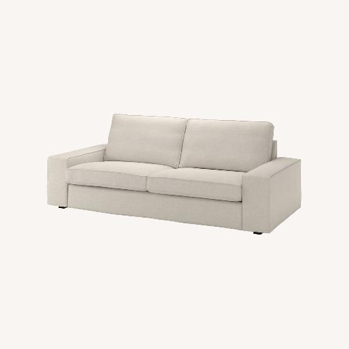 Used IKEA Kivik Natural Fabric 2 Seater Sofa for sale on AptDeco