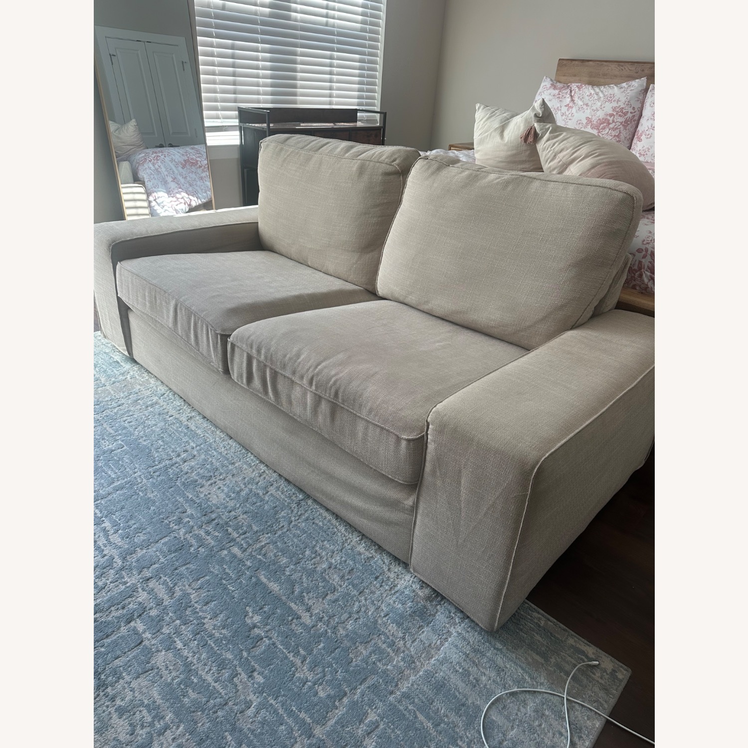 IKEA Kivik Natural Fabric 2 Seater Sofa - image-3