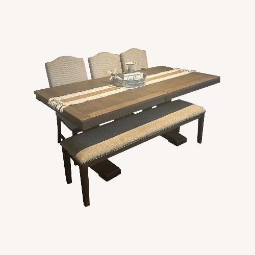 Used Light Brown Wood Dining Sets for sale on AptDeco