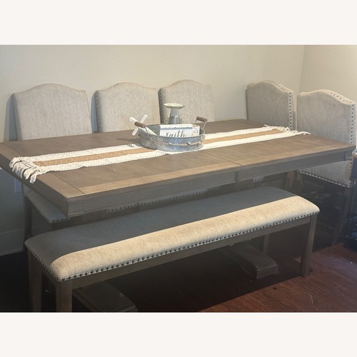 Used Light Brown Wood Dining Sets for sale on AptDeco