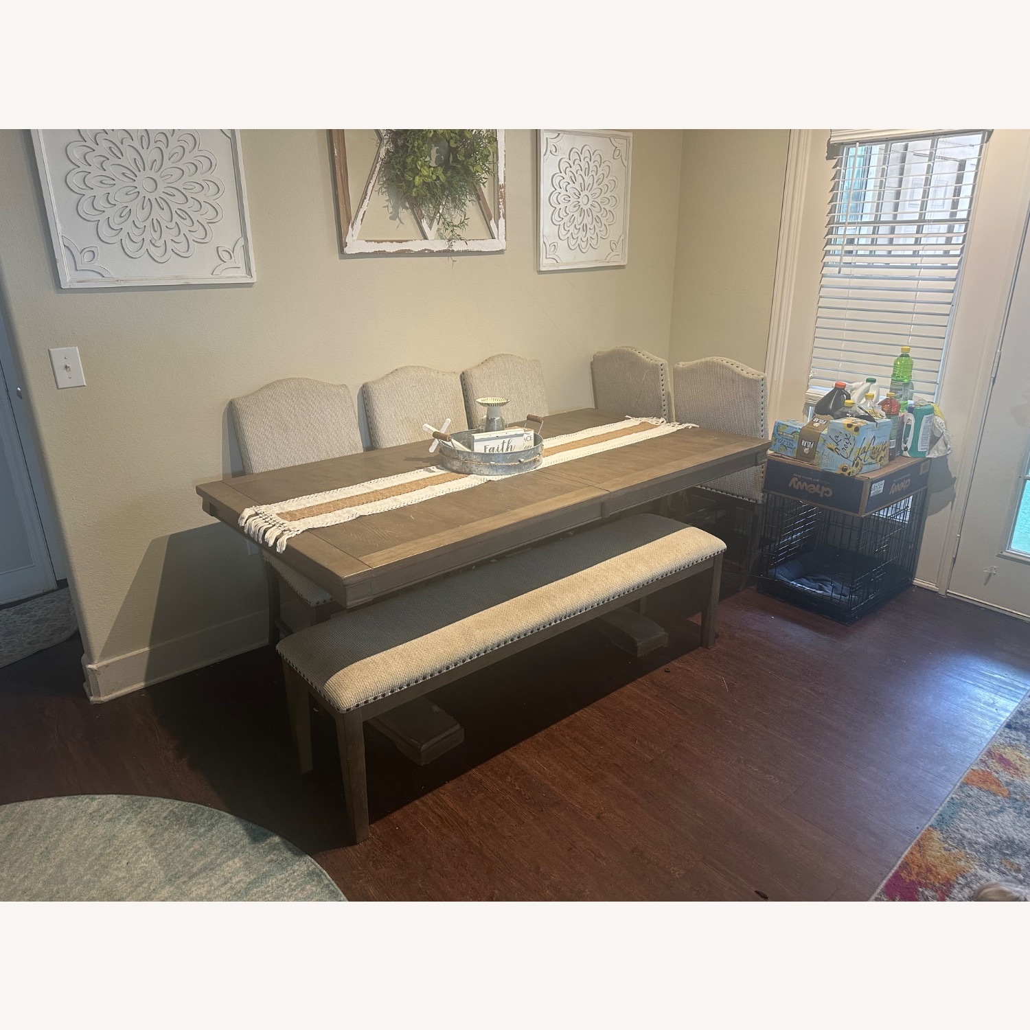 Light Brown Wood Dining Sets - image-2