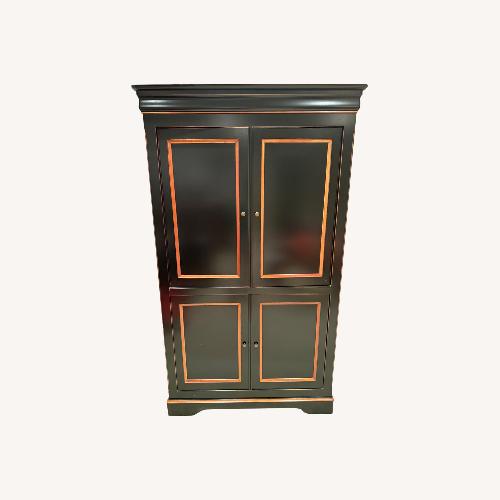 Used Grange Black Wood Armoire for sale on AptDeco