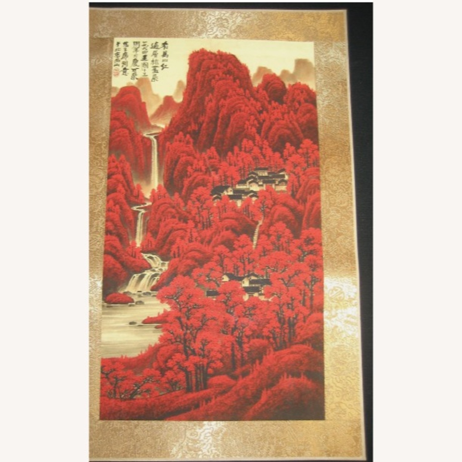 Vintage/Antique Li Kerri Famous Art Red Wall Art - image-1