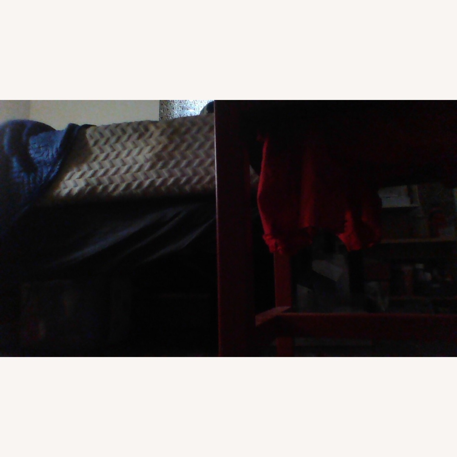 Red Wood Side Table - image-2