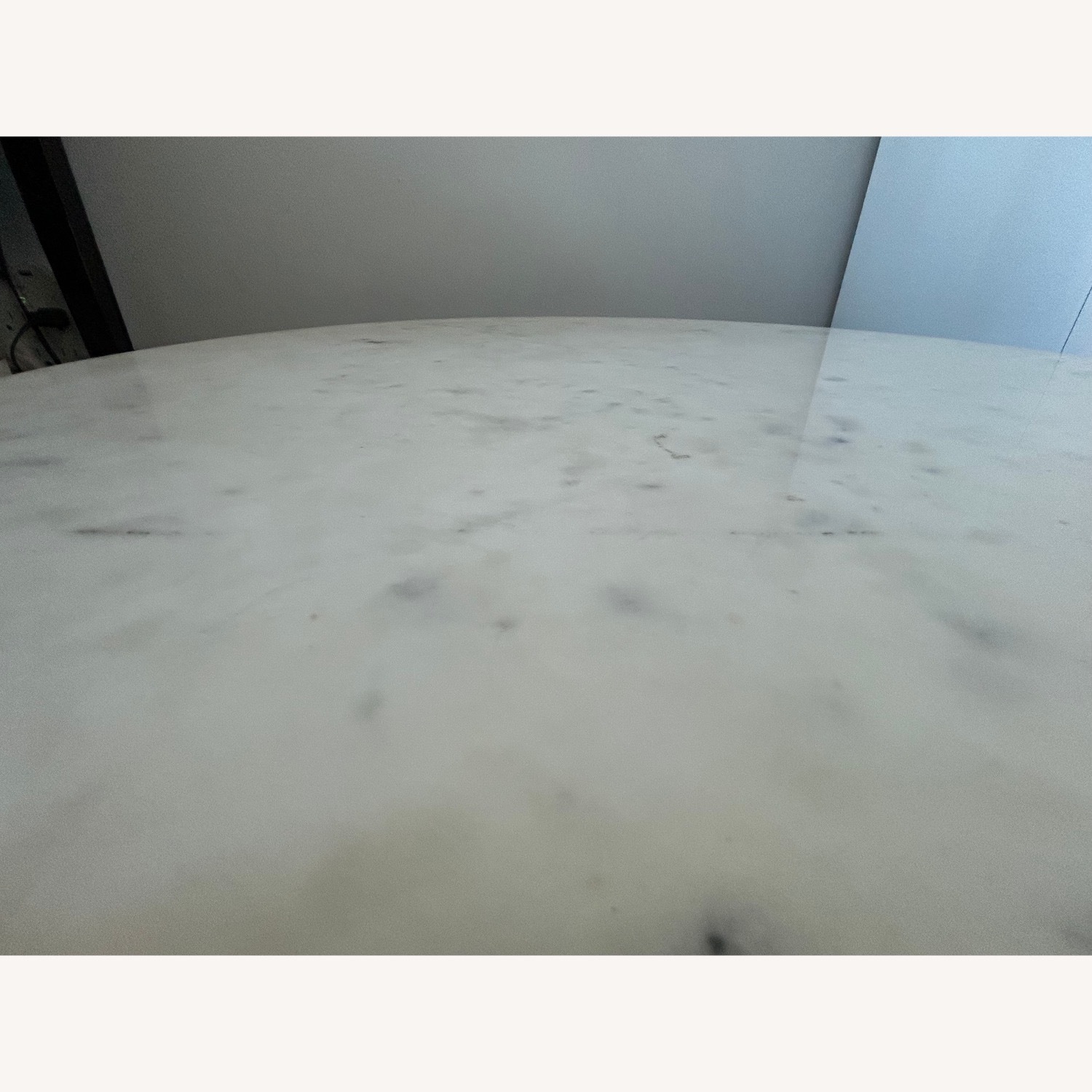 Pottery Barn Delaney Marble & Brass Round Coffee Table - image-6