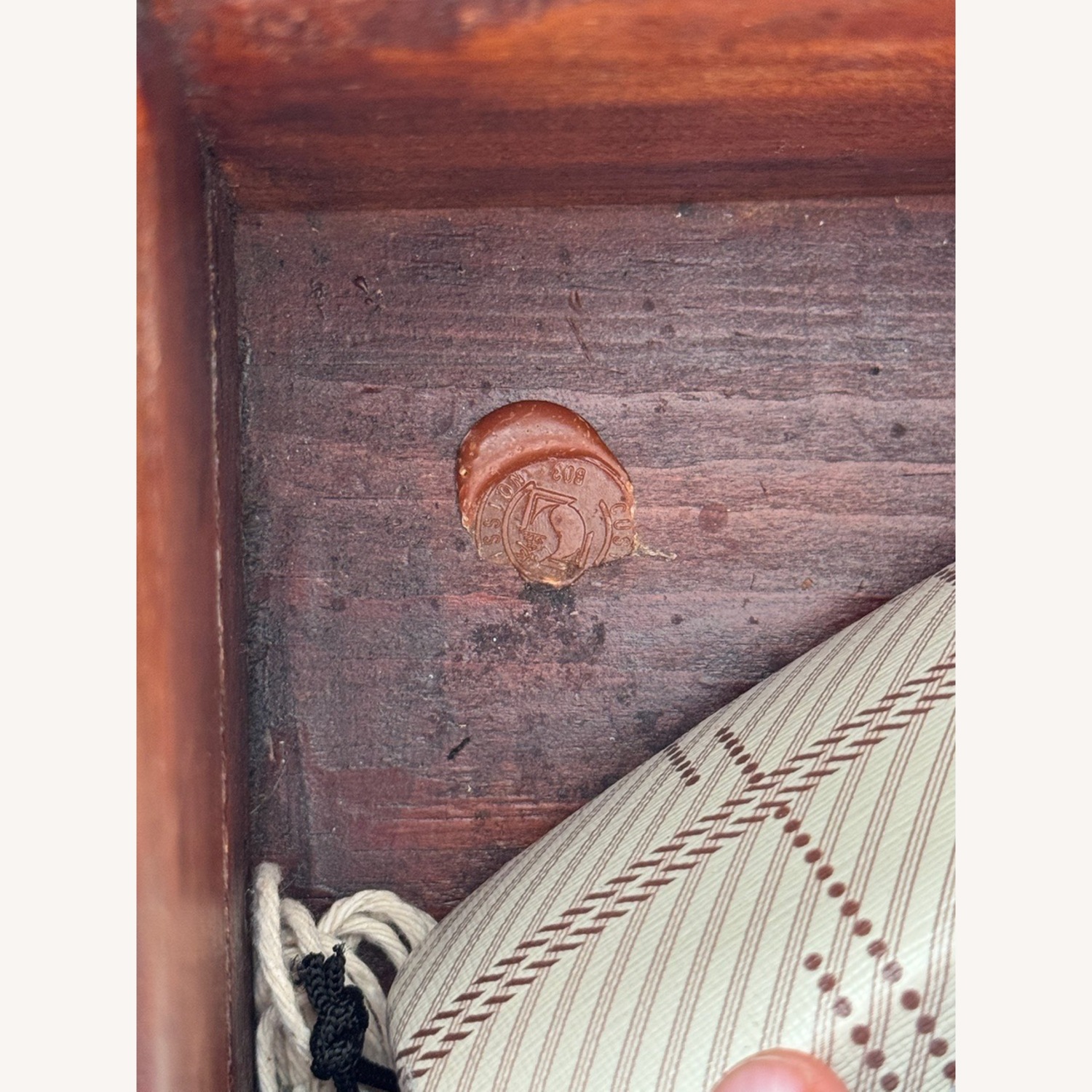 Vintage/Antique Finds Dark Brown Wood Chest - image-3