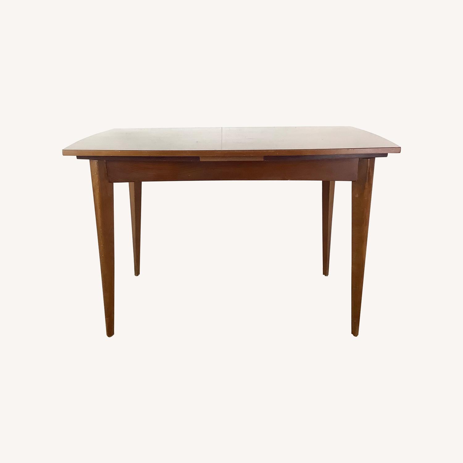 Mid-Century Draw Leaf Dining Table - image-0