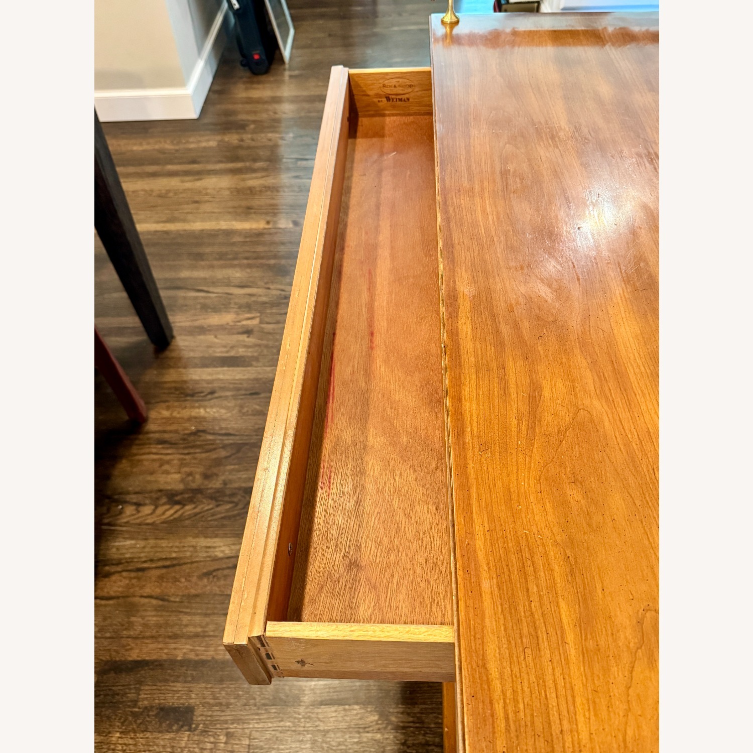 Light Brown Wood Bar Cart - image-7