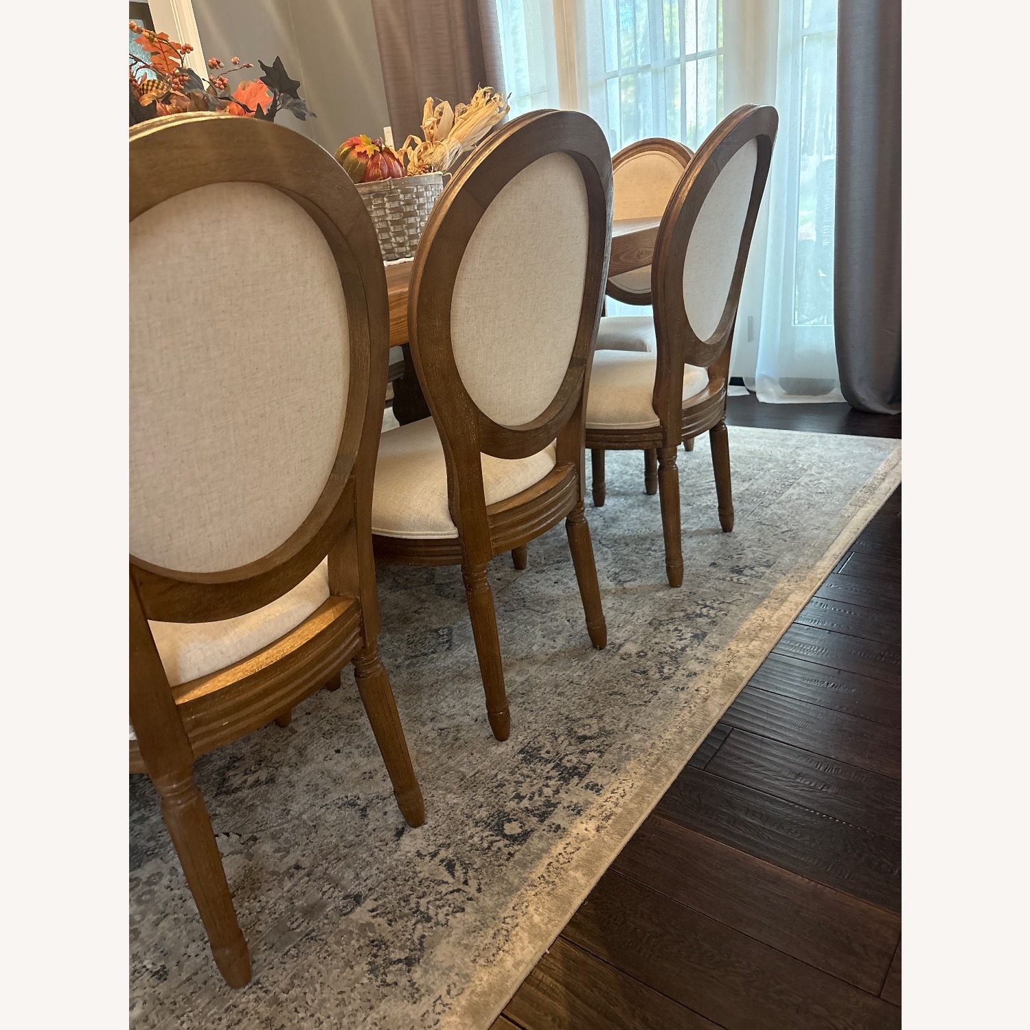 Natural Wood Dining Chairs - image-7