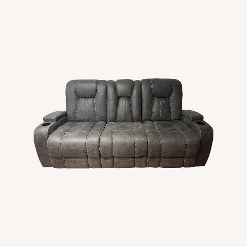 Used Bob's Discount Furniture Dark Gray 3+ Seater Sofa for sale on AptDeco