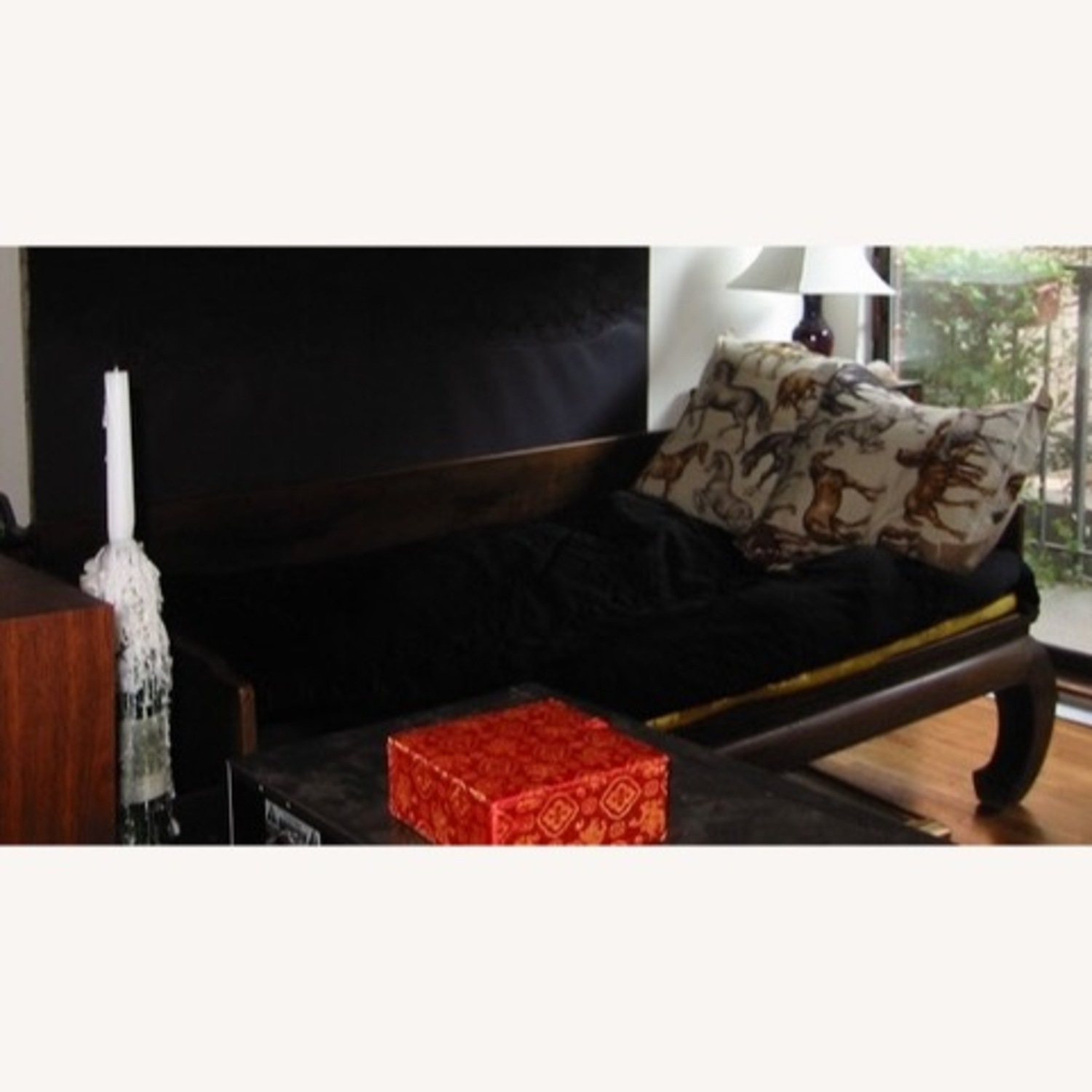 Vintage/Antique Natural Wood Daybed - image-3