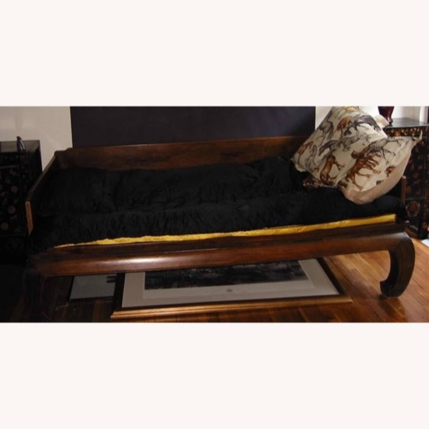 Vintage/Antique Natural Wood Daybed - image-2