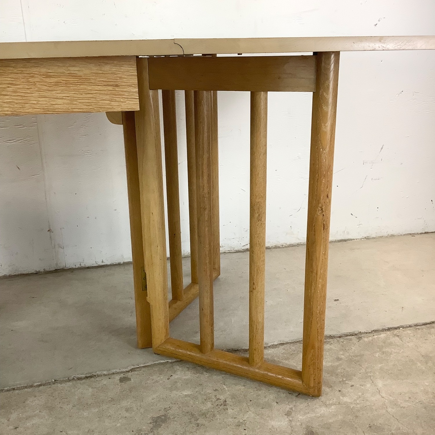 Vintage Drop Leaf Dining Table - image-16