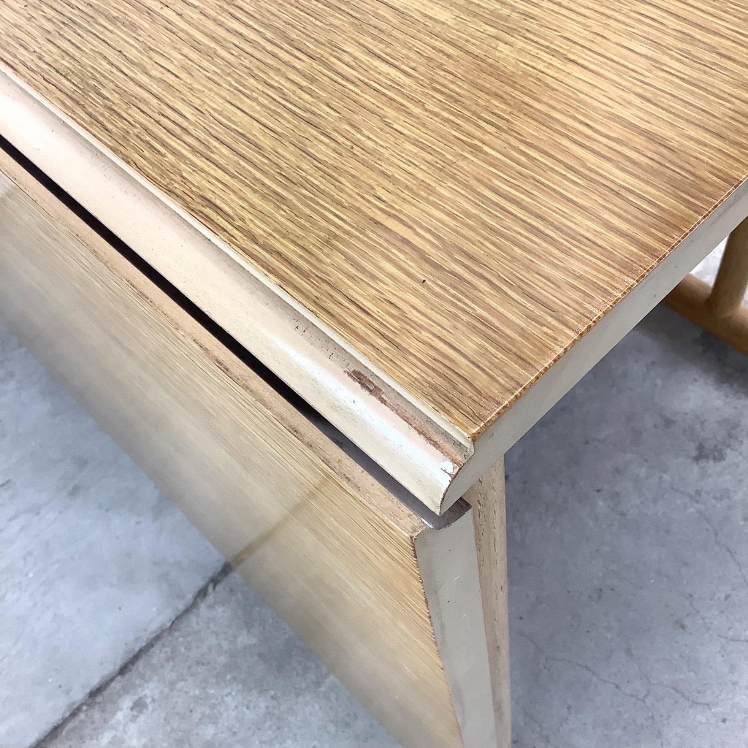 Vintage Drop Leaf Dining Table - image-9