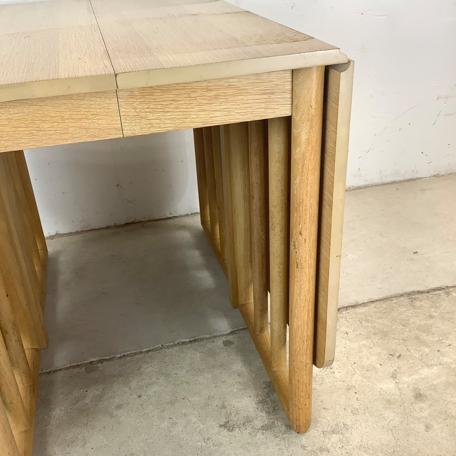 Vintage Drop Leaf Dining Table - image-8