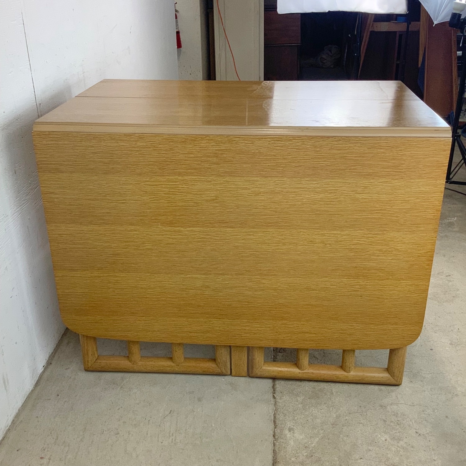 Vintage Drop Leaf Dining Table - image-12