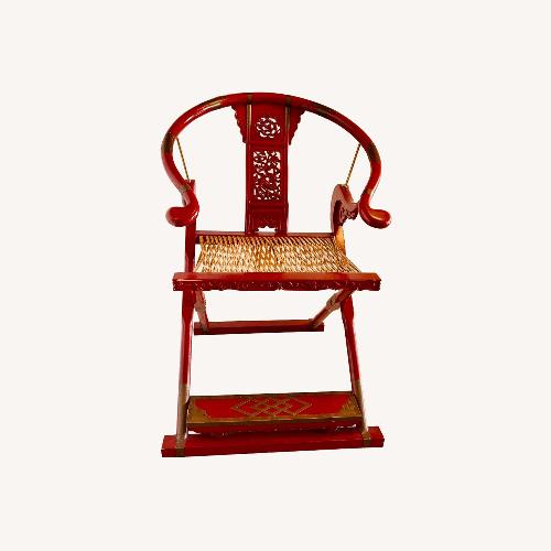 Used Chinese Imperial Lacquer Chair for sale on AptDeco