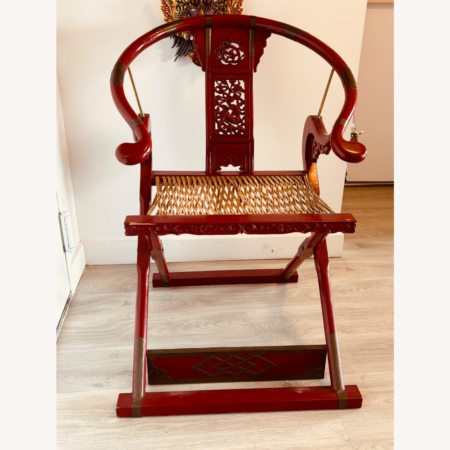 Chinese Imperial Lacquer Chair - image-3