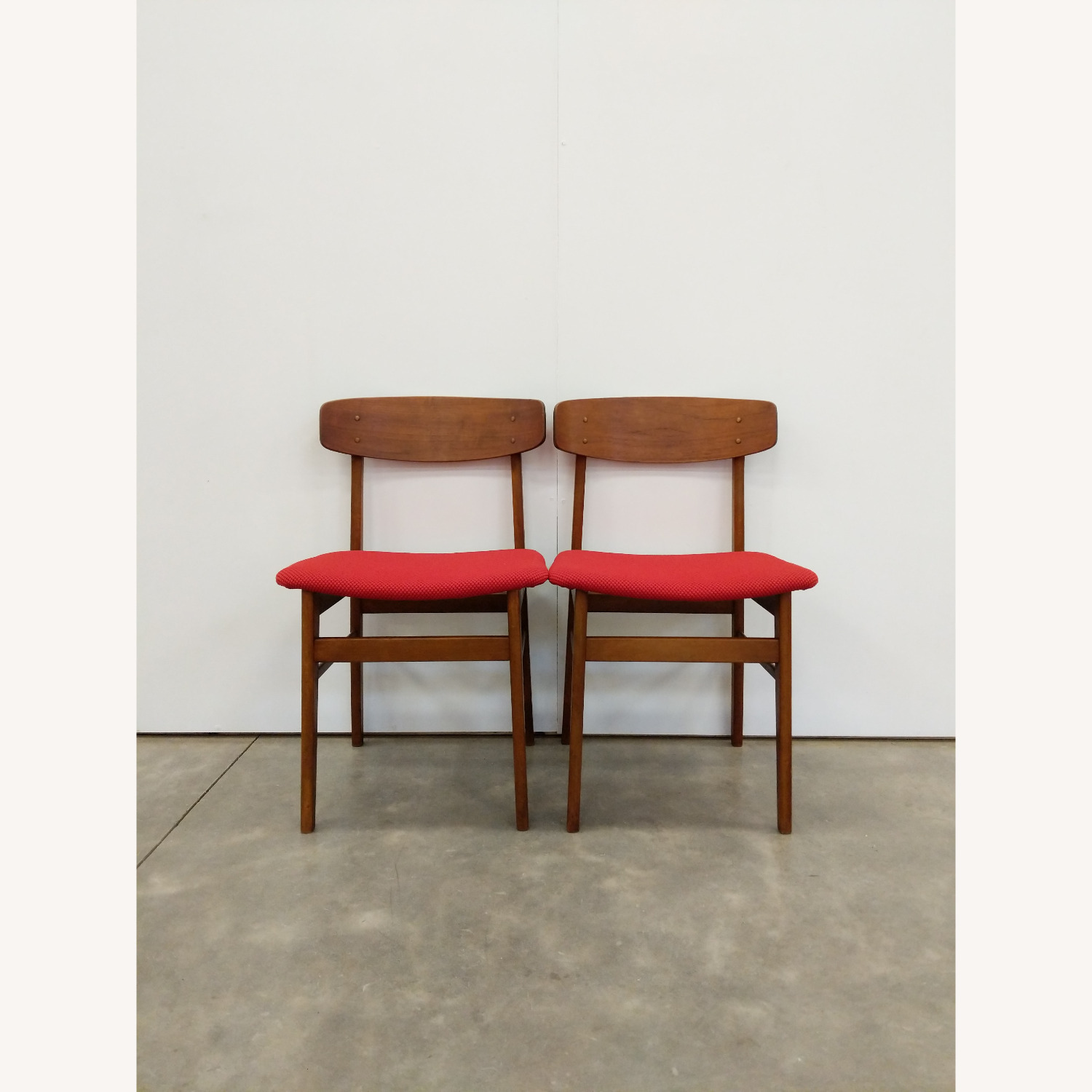 Pair of Vintage Danish Modern Dining Chairs - image-6