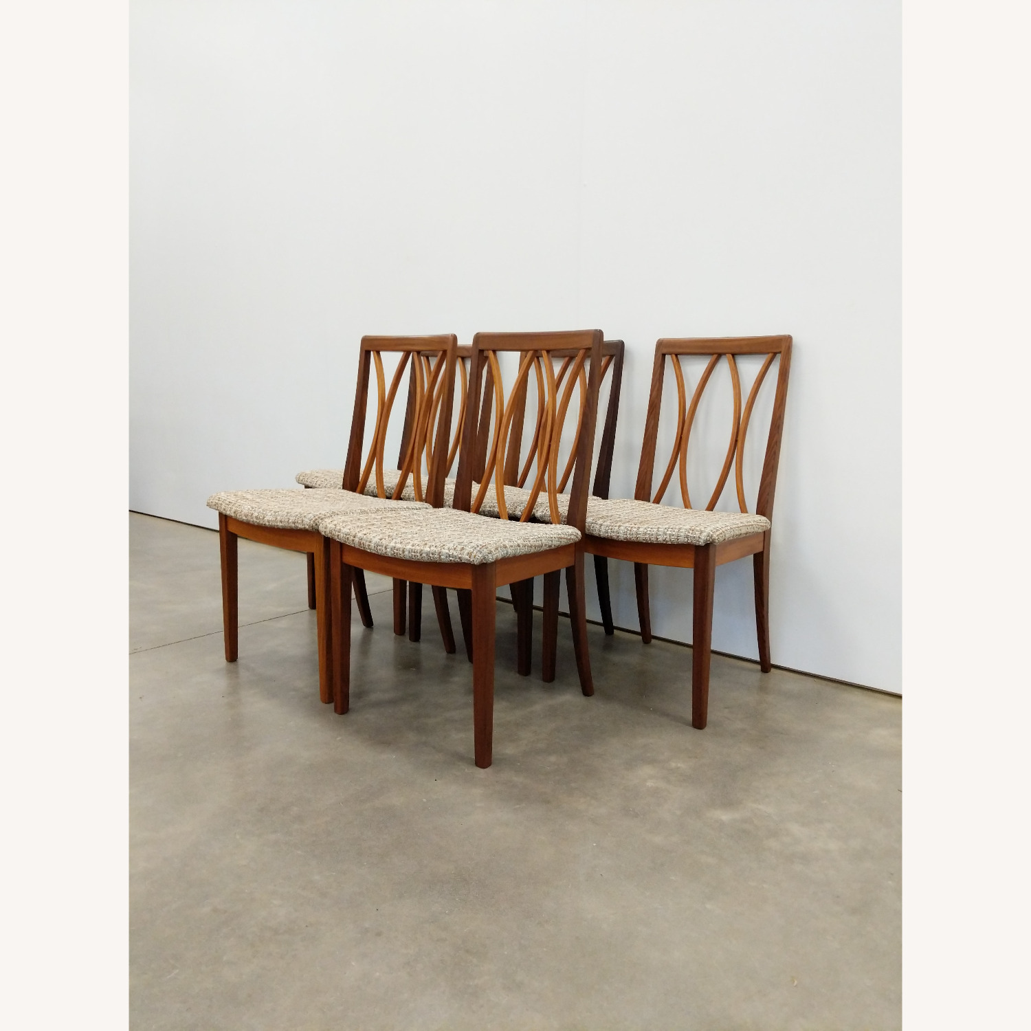 5 Vintage Mid Century Modern G Plan Dining Chairs - image-6