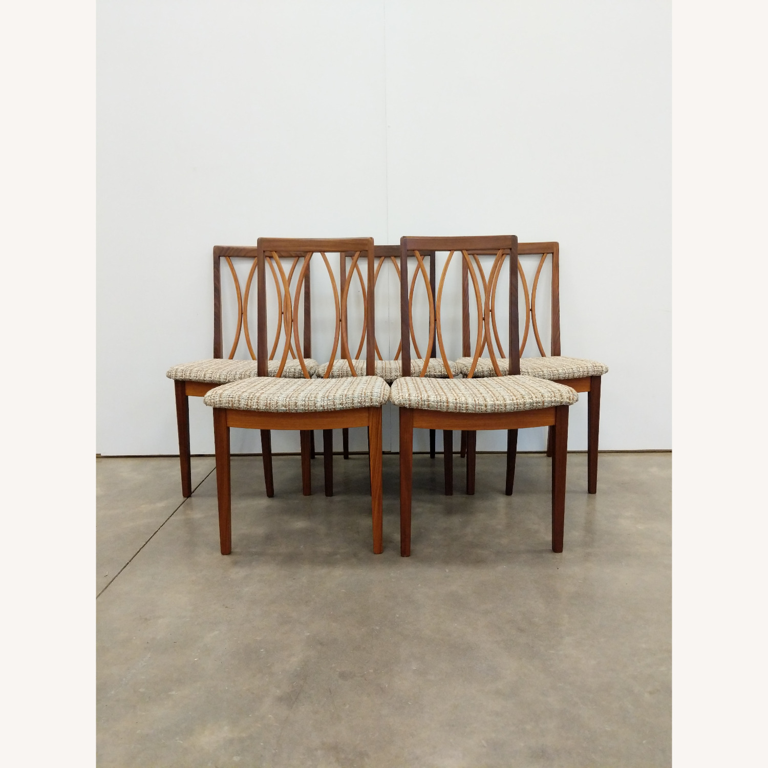 5 Vintage Mid Century Modern G Plan Dining Chairs - image-5