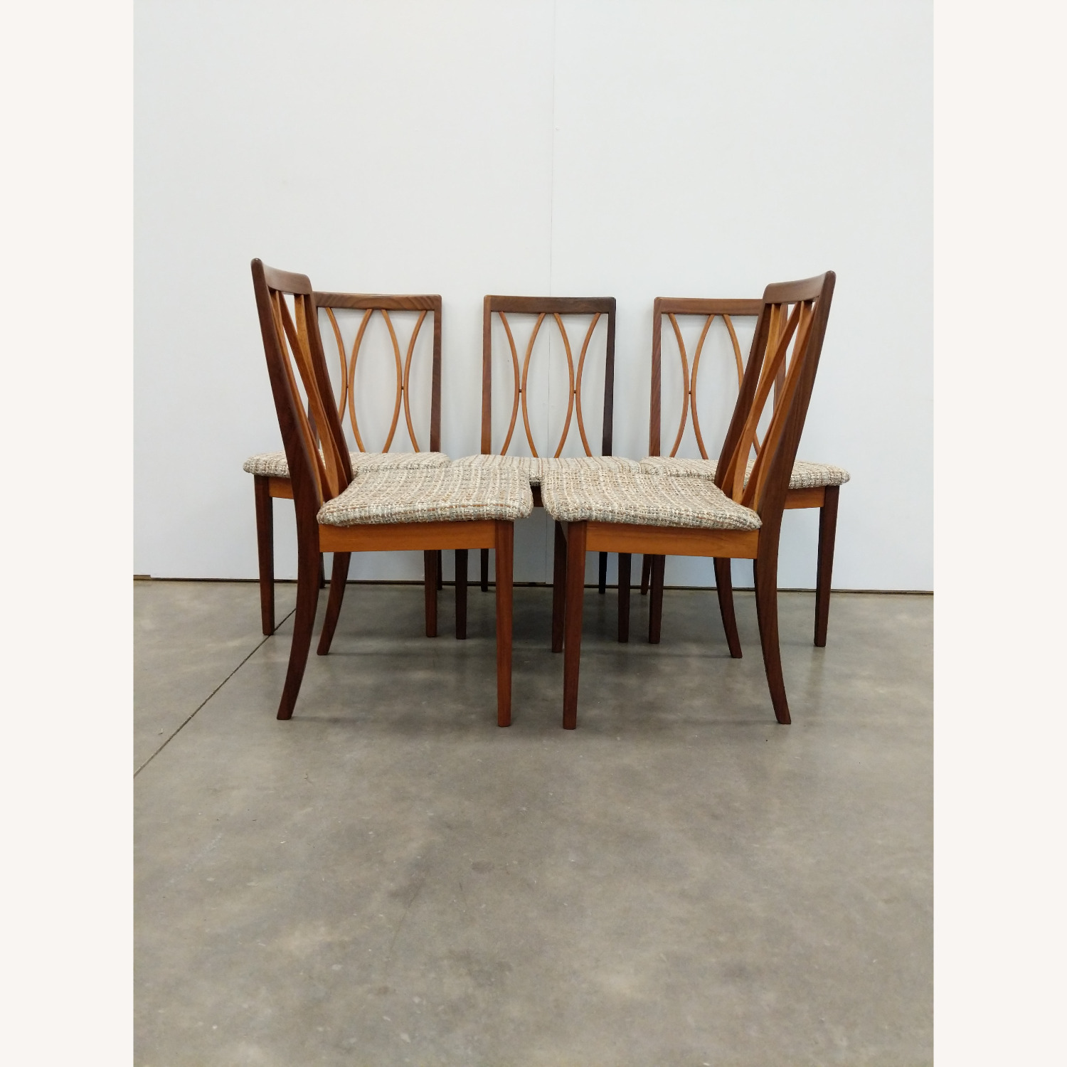 5 Vintage Mid Century Modern G Plan Dining Chairs - image-2