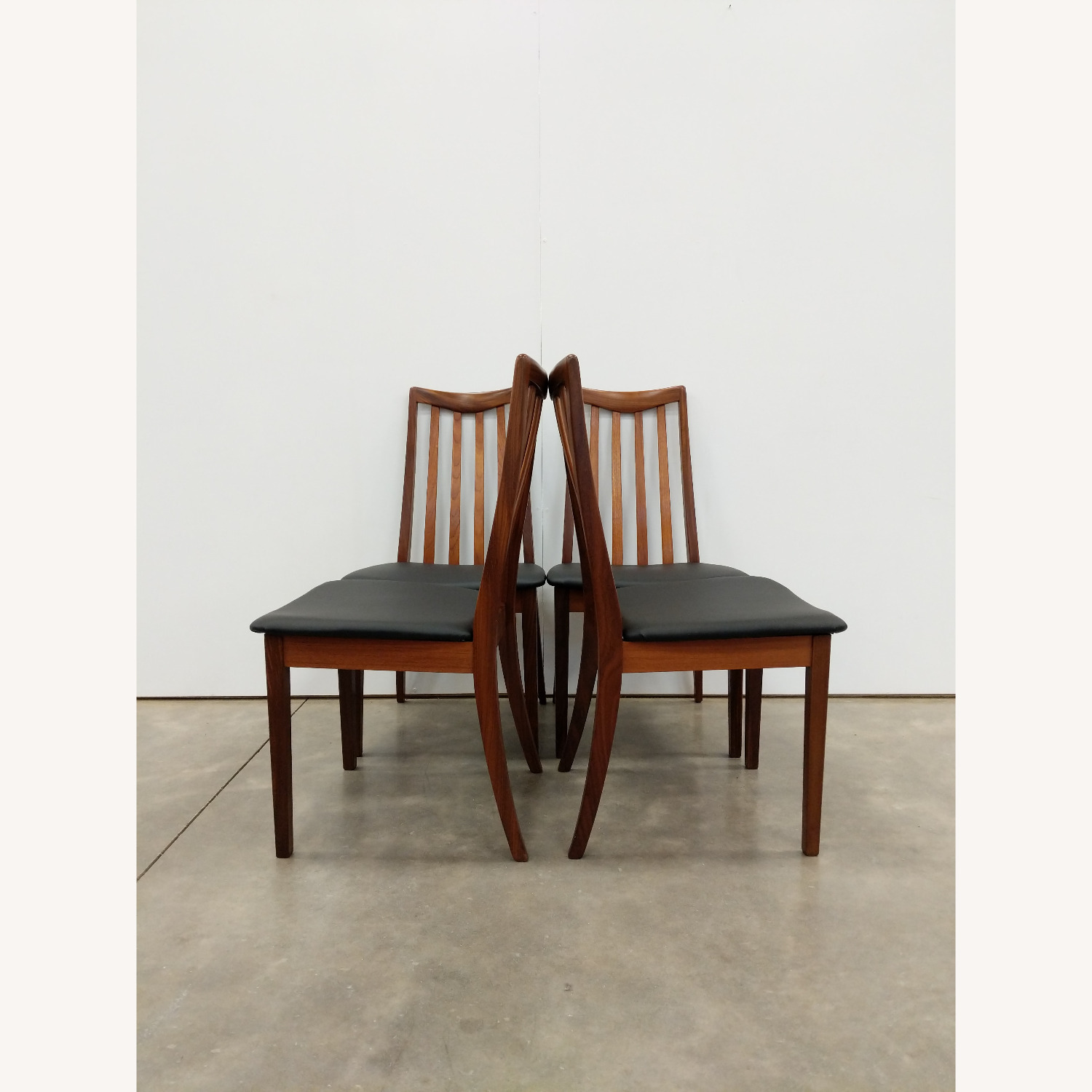 4 Vintage Mid Century Modern G Plan Dining Chairs - image-3