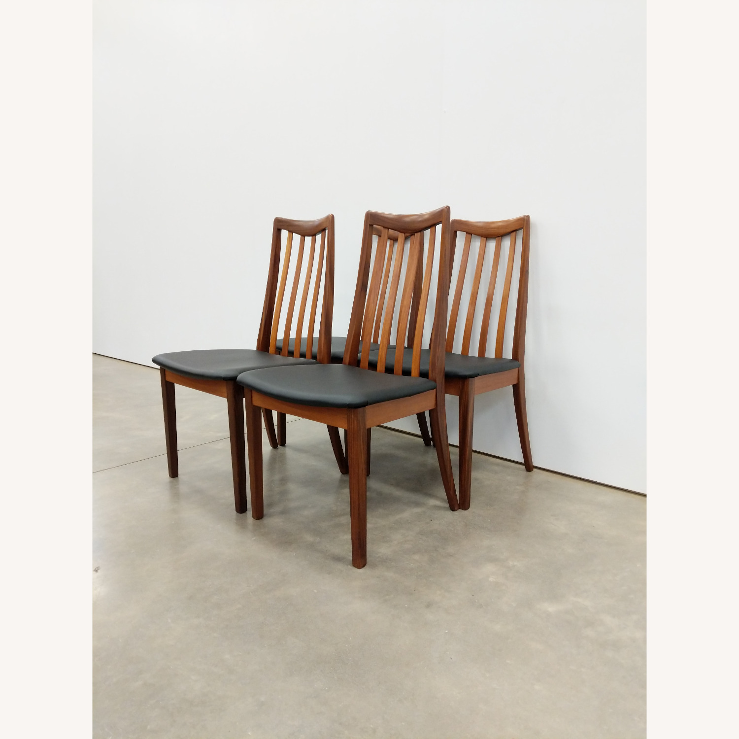 4 Vintage Mid Century Modern G Plan Dining Chairs - image-5
