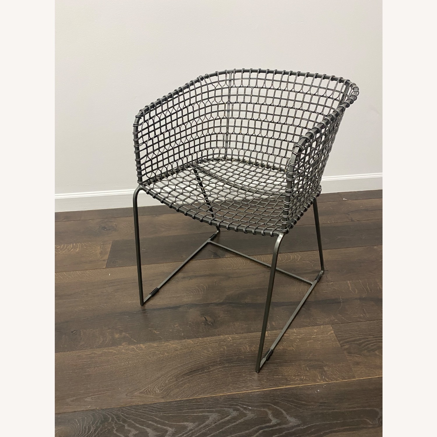 Crate & Barrel Tig Metal Dining Chair - image-2