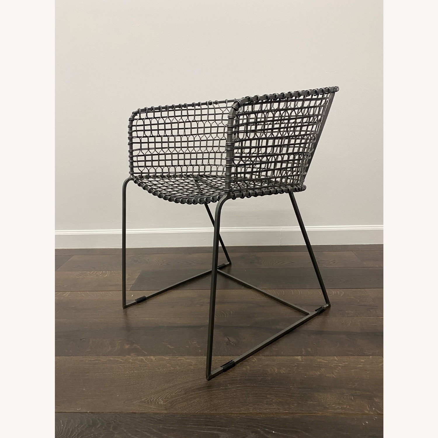 Crate & Barrel Tig Metal Dining Chair - image-6